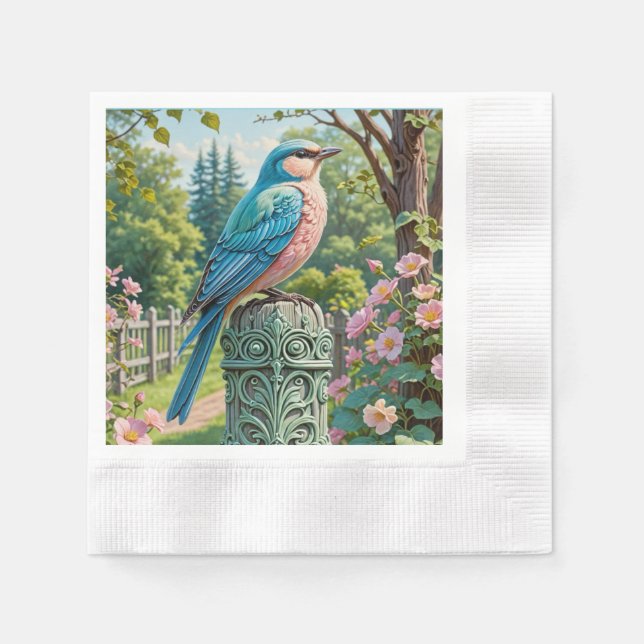 Serviette En Papier Papier Napkin (Devant)