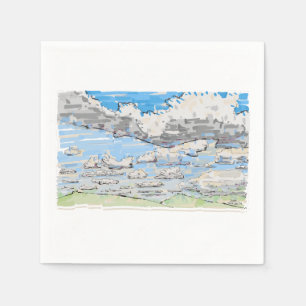 Serviette En Papier Papier Napkin