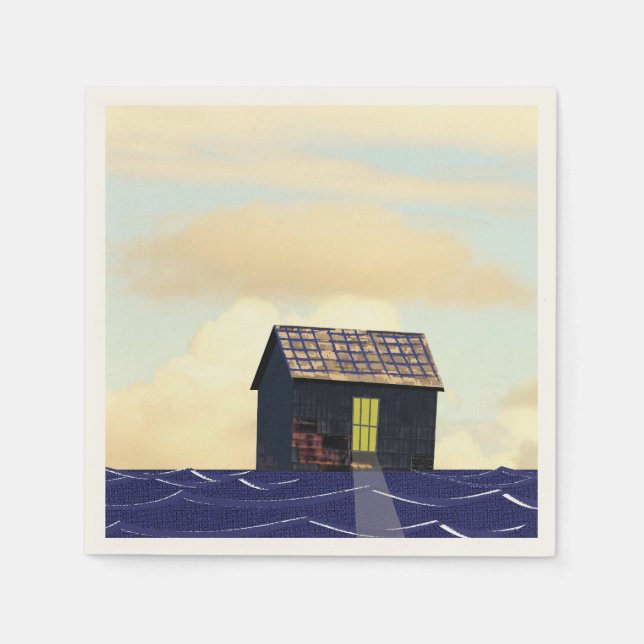 Serviette En Papier Papier Napkin (Devant)