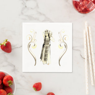 Serviette En Papier Papier Napkin