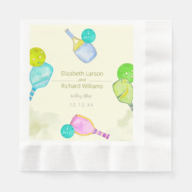 Serviette En Papier Papier Napkin (Devant)