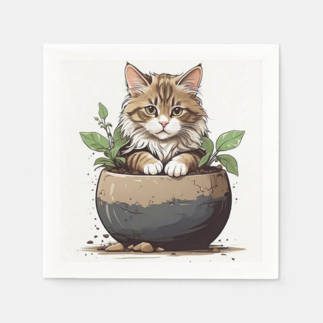 Serviette En Papier Papier Napkin 2024 (Devant)