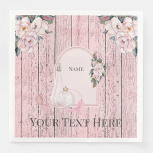 Serviette En Papier Papier Napkin 8" Petit bout de pays, Chic, Boho