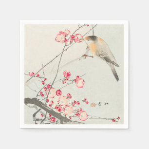SERVIETTE EN PAPIER PAPIER NAPKIN : BLOC DE BOIS JAPONAIS : OHARA KOSO