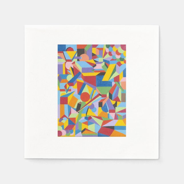 Serviette En Papier Papier Napkin brillant Gras Design amusant (Devant)