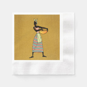 Serviette En Papier Papier Napkin pour femmes africaines