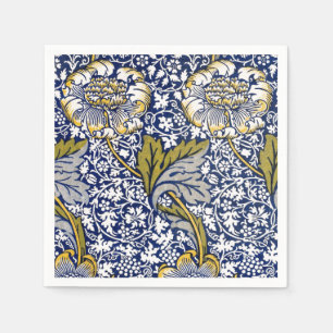 SERVIETTE EN PAPIER PAPIER NAPKIN : WILLIAM MORRIS : KENNET