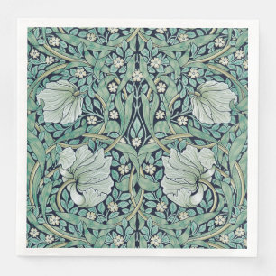 SERVIETTE EN PAPIER PAPIER NAPKIN : WILLIAM MORRIS : PIMPERNEL