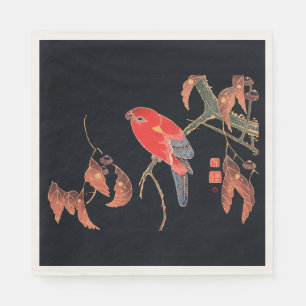 Serviette En Papier PAPIER NAPKINS : JAPONAIS WOODBLOCK : ITÖ JUKUCHre