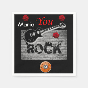 Serviette En Papier Papier Napkins Mario