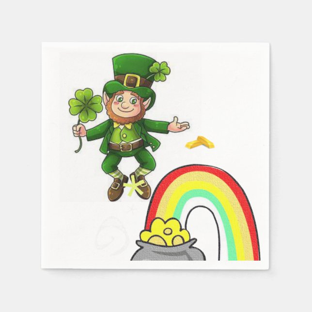 Serviette En Papier Papier Napkins St. Patrick's Day (Devant)