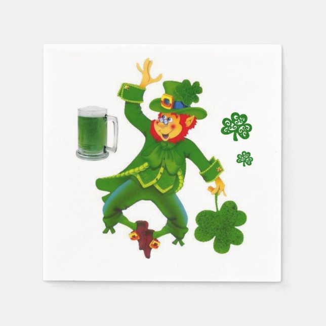 Serviette En Papier Papier Napkins St. Patrick's Day (Devant)