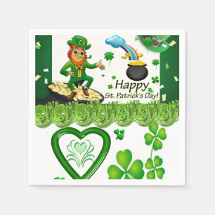 Serviette En Papier Papier Napkins St. Patrick's Day