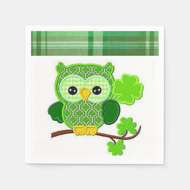 Serviette En Papier Papier Napkins St. Patrick's Day (Devant)