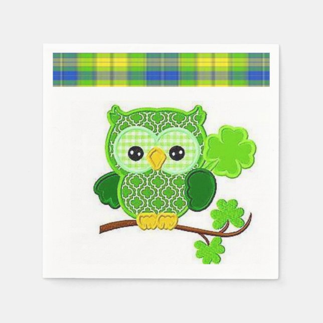 Serviette En Papier Papier Napkins St. Patrick's Day (Devant)