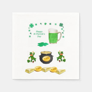 Serviette En Papier Papier Napkins St. Patrick's Day