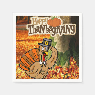 Serviette En Papier Papier Napkins Thanksgiving
