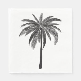 Serviette En Papier Papier Palm Tree Napkin