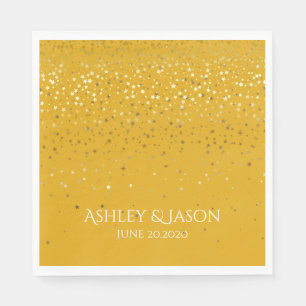 SERVIETTE EN PAPIER PAPIER PARTY DISPOSABLE NAPKINS PETITE ÉTOILES D'O