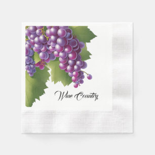 Serviette En Papier Papier Pays Vin