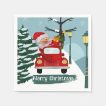 Papier Père Noël de Noël mignon