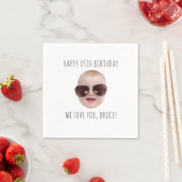 Papier photo personnalisé Anniversaire de fête Vis