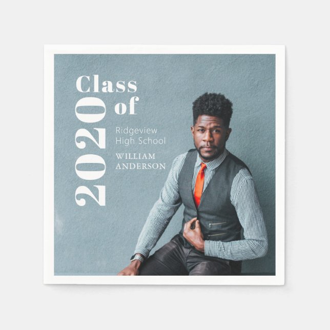 Serviette En Papier Papier photo simple en gras (Devant)