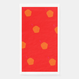 Serviette En Papier Papier pois à teinte chaude