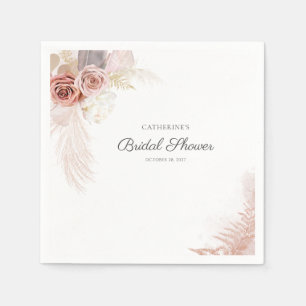 Serviette En Papier Papier pour Baby Shower Floral Moderne d'Herbe de 