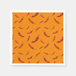 Serviette En Papier Papier rouge poivron
