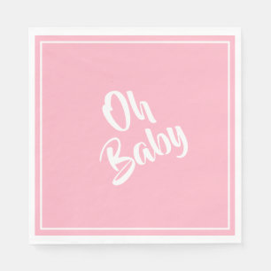 Serviette En Papier Papier serviettes-bébé fille