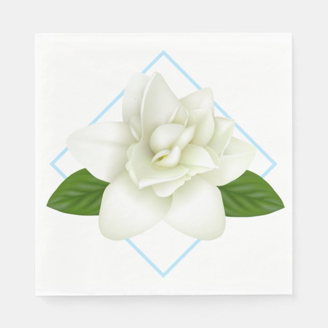 Serviette En Papier Papier serviettes-serviettes Gardenia (Devant)