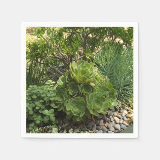 Serviette En Papier Papier Succulent Napkin