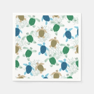 Serviette En Papier Papier Tortue