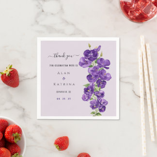 Serviette En Papier Papier violet violet profond Napkin