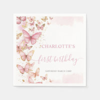Papillons Pretty Rose 1er 2e 3e 5e anniversaire