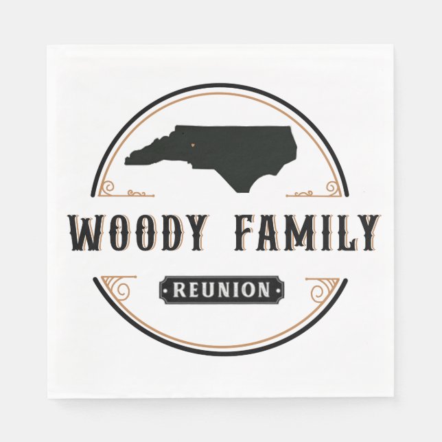 Serviette En Papier Papine en bois (Devant)