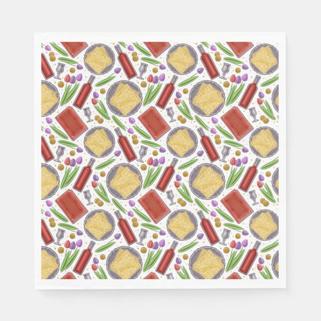 Serviette En Papier Pâque (Devant)