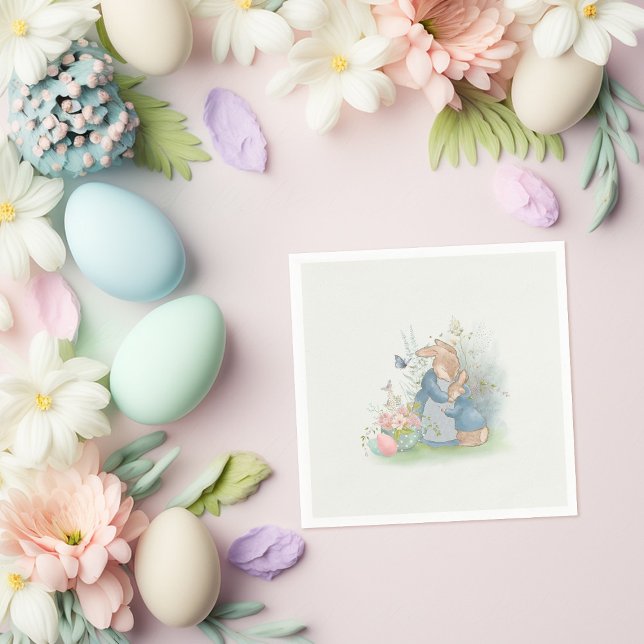 Serviette En Papier Pâques Peter Rabbit Napkins (Créateur téléchargé)
