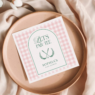 Serviette En Papier Par-Tee Preppy Golf Girl Baby shower