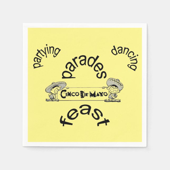 Serviette En Papier Parades (Devant)