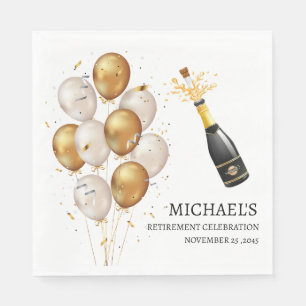 Serviette En Papier Parti de la retraite des Ballons d'or