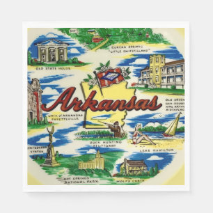 Serviette En Papier Parti de l'État de l'Arkansas 