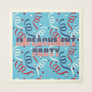 Serviette En Papier Parti de l'impeachment Trump