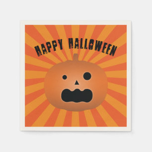Serviette En Papier Parti d'Halloween Citrouille de Jack-o'-lantern ef