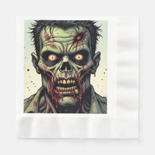 Serviette En Papier Parti d'Halloween Zombie