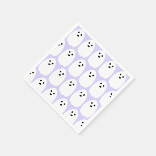 Serviette En Papier Parti Lilac violet d'Halloween Ghosts mignons
