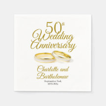 Parti minimaliste du 50e anniversaire du Mariage