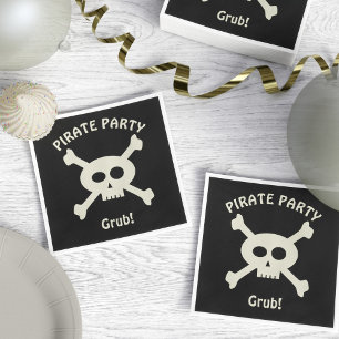 Serviette En Papier Parti pirate des garçons