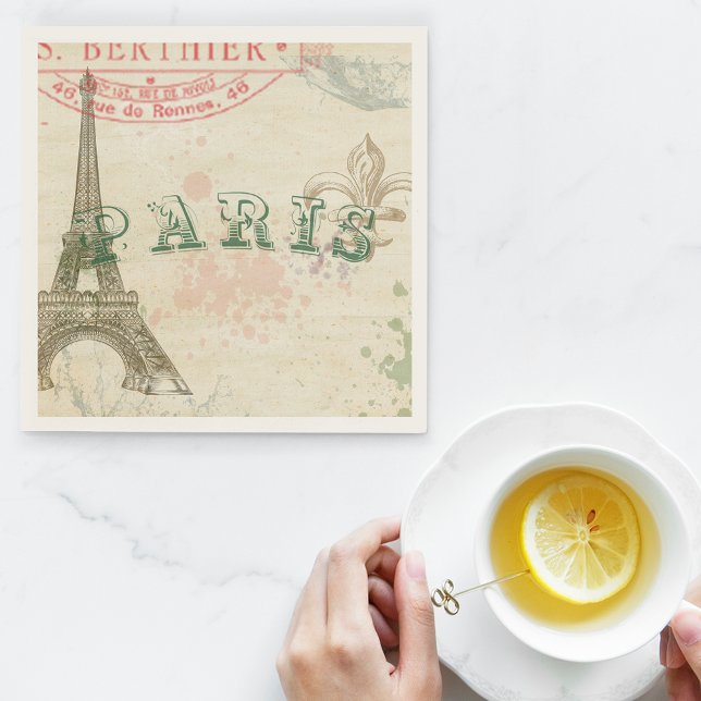 Serviette En Papier Parti vintage (Créateur téléchargé)
